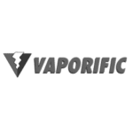 This is the logo for Vaporific, a Canadian distributor of premium brands in the cannabis industry.